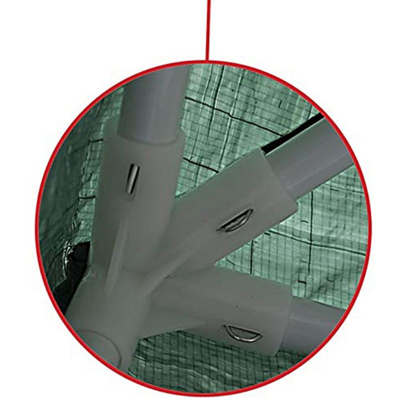 ALEKO Waterproof Portable Pop Up 6.5 x 6.5 Feet Gazebo Tent Canopy Shelter for Outdoor Shade Coverage and Party Entertainment, Green