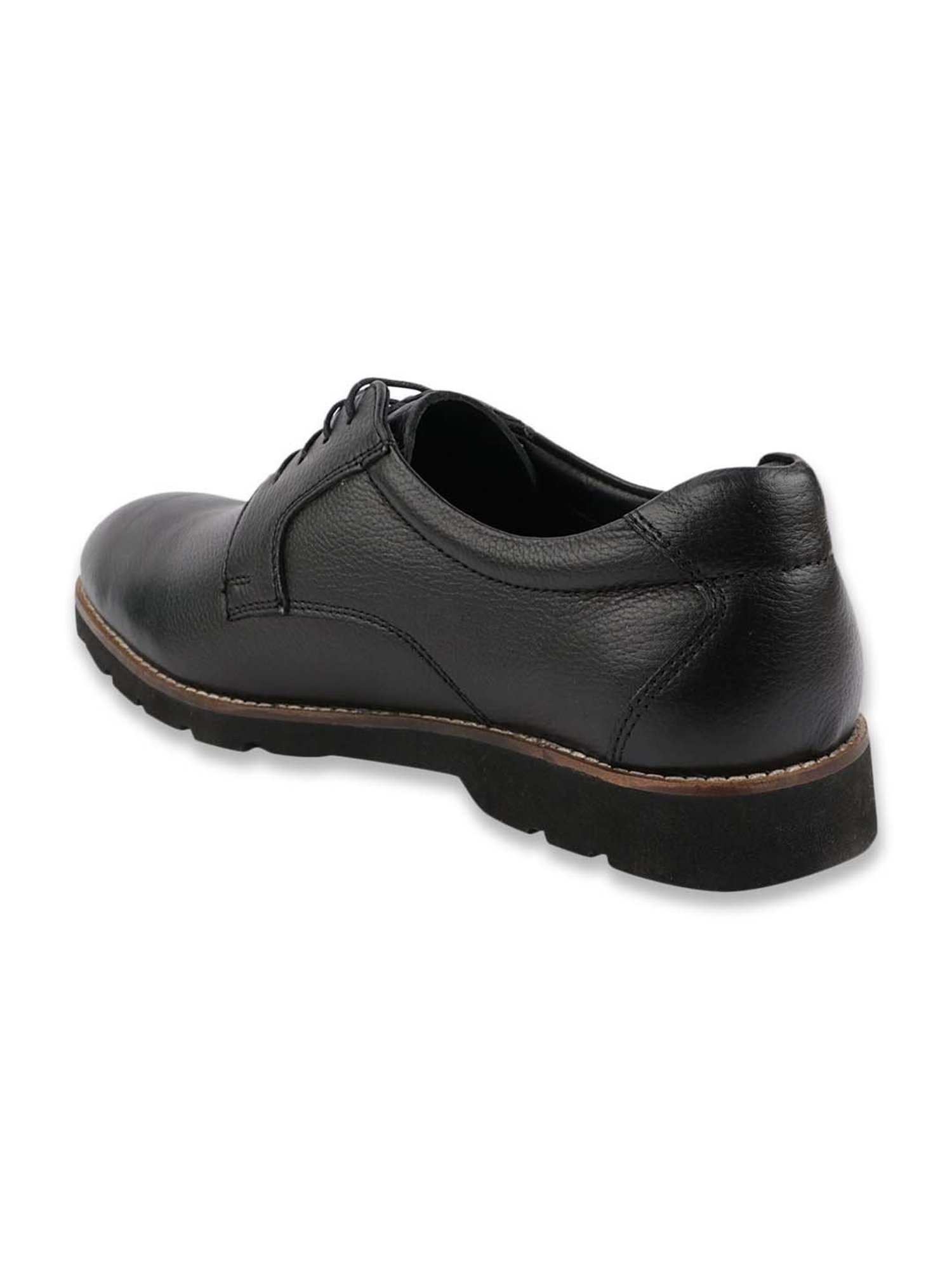 MediFeet Men's Black Derby Shoes