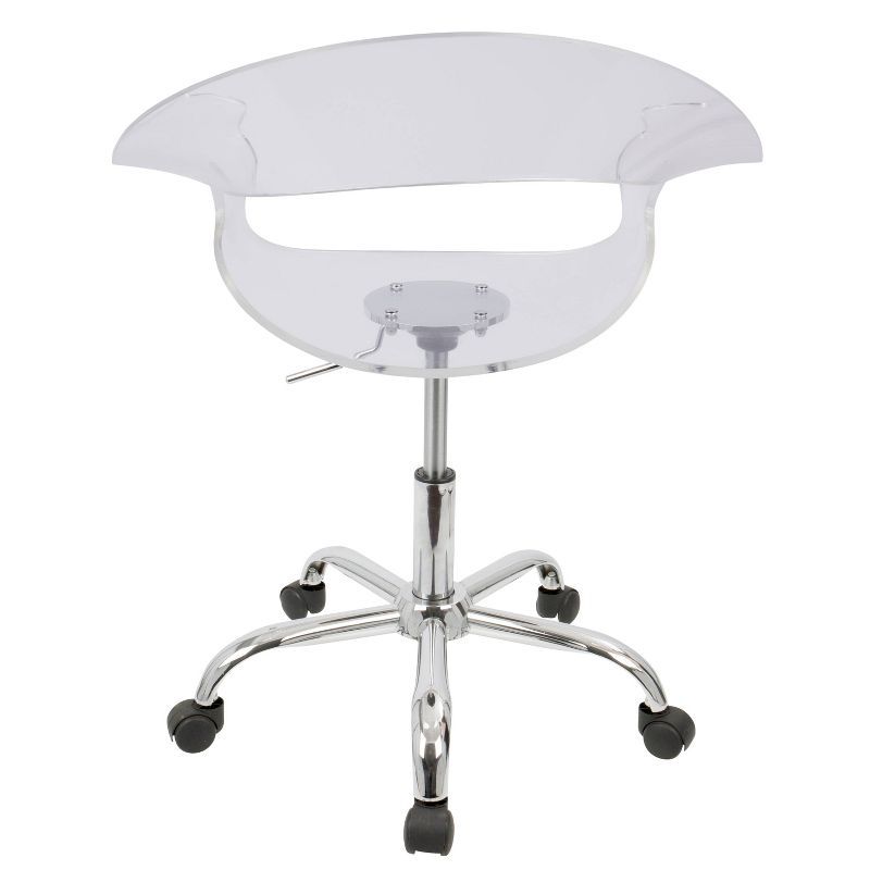 Mesh Sled Base Side Reception Chair with Flip Up Arms Black - Riverstone Furniture