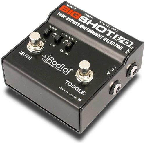 Radial BigShot i/o True Bypass Instrument Selector