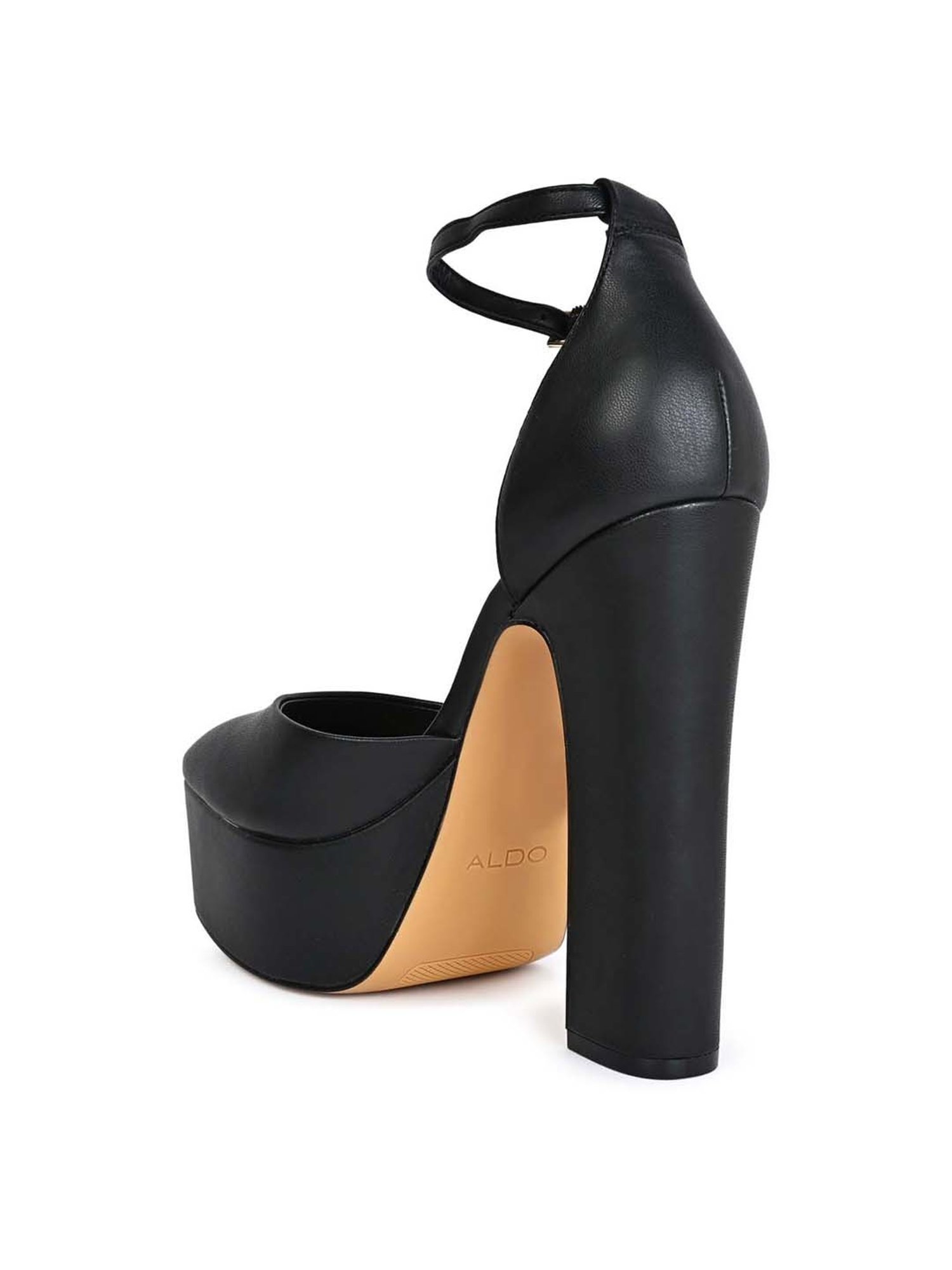 Aldo Women's Black Ankle Strap Sandals