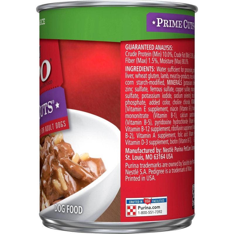 Purina Alpo Prime Cuts Adult Wet Dog Food with Lamb & Rice in Gravy - 13.2oz