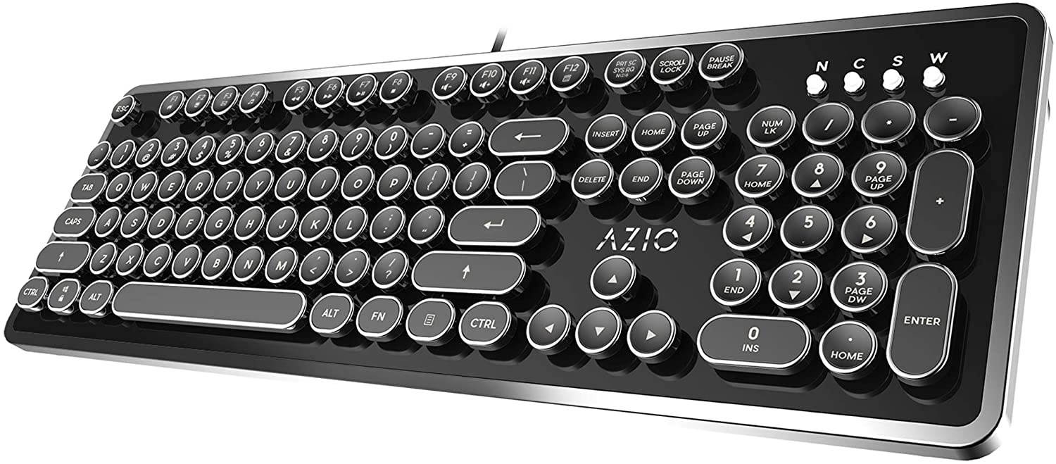 Azio Retro - USB Mechanical Keyboard (Blue Switch)
