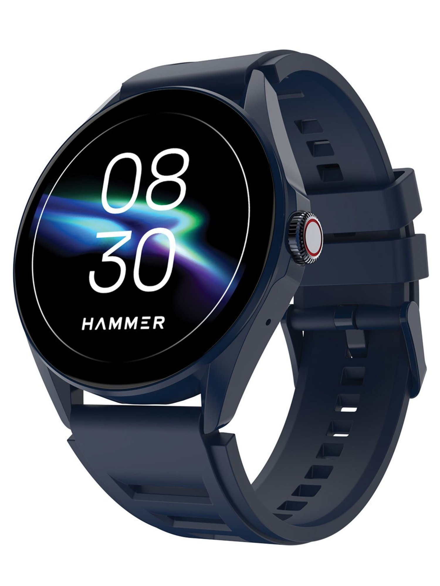 Hammer Cyclone 1.39 inch Round Dial Smartwatch with Calling Function (Navy Blue)