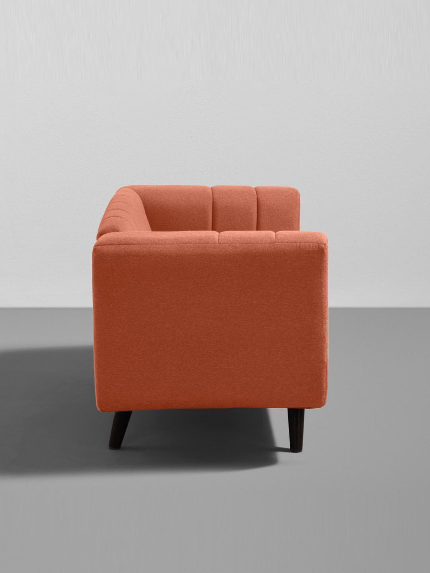 Sleepyhead Kiki Lava Orange Fabric 2 Seater Sofa