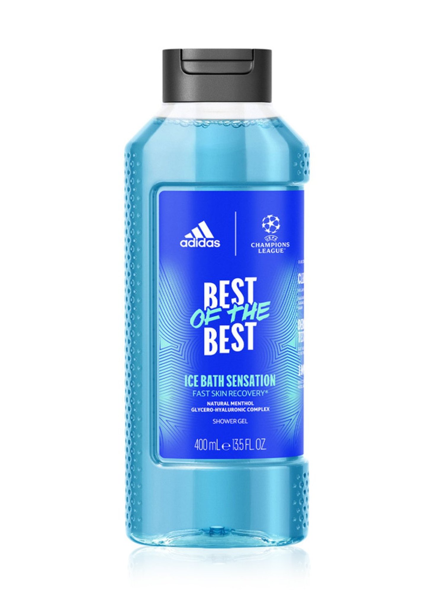 ADIDAS UEFA Best of the Best Deo Spray & Ice Bath Sensation Shower Gel - Pack of 2