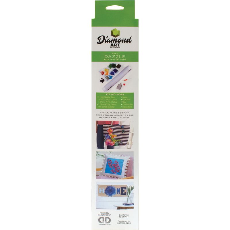 Leisure Arts Diamond Art Intermediate Kit 12"X12"-Rainbow Tree