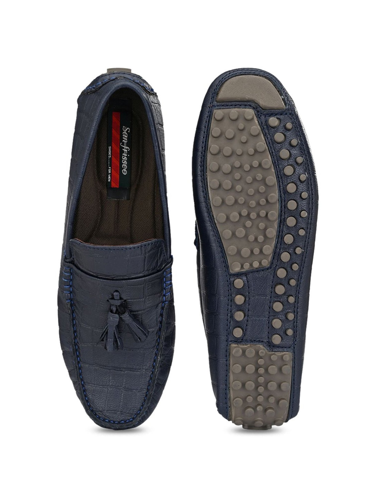 San Frissco Navy Casual Moccasins