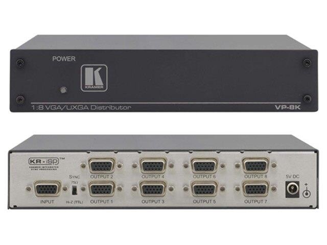 Kramer VP-88K 8x8 RGBHV & Balanced Stereo Audio Matrix Switcher w/7-Yr Warranty