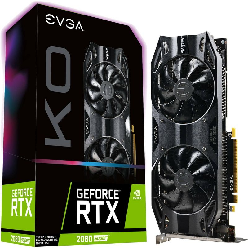 EVGA GeForce RTX 2080 SUPER Graphic Card - 8 GB GDDR6 - 256 bit Bus Width - DisplayPort - HDMI