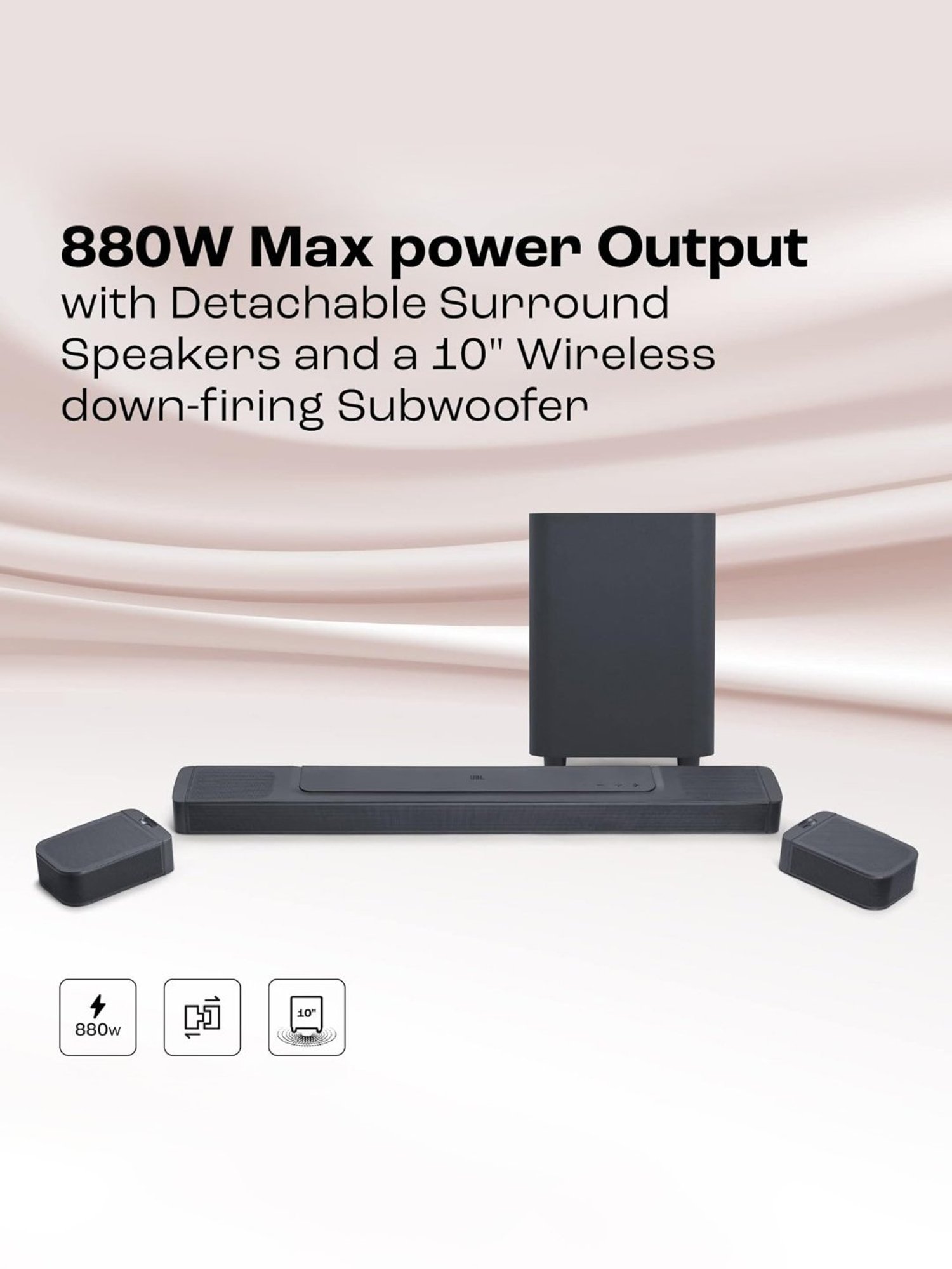 Portronics Decibel 24 | 10W Bluetooth Soundbar Speaker With In Built Mic (Black)