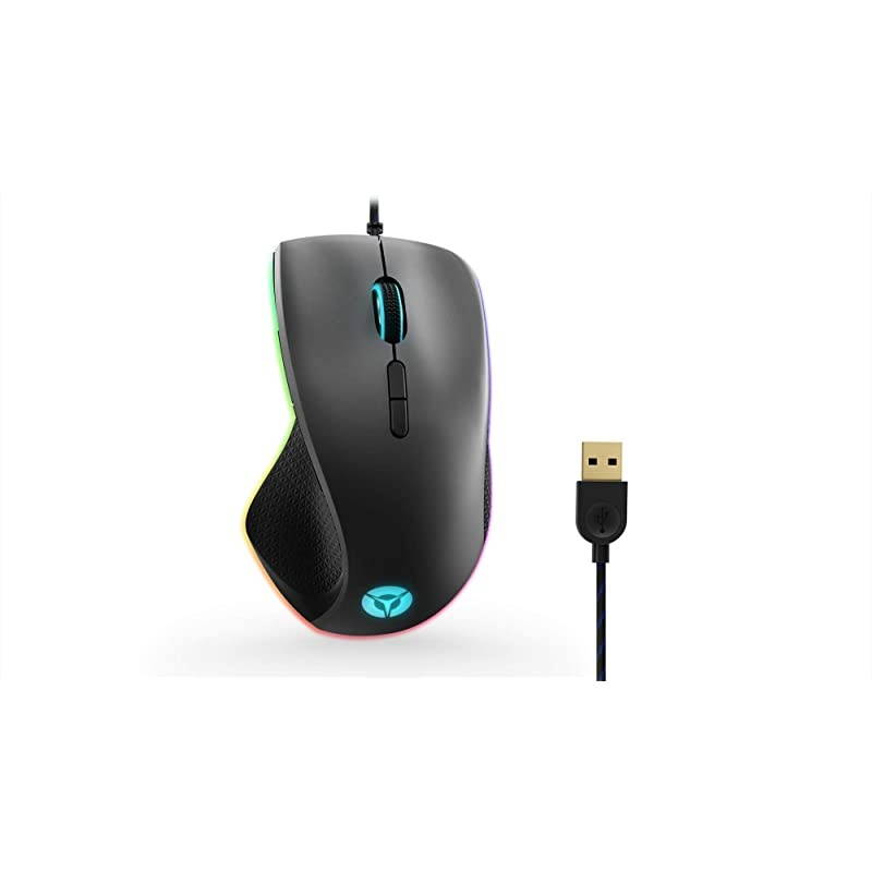 Legion M500 RGB Gaming Mouse Up to 16000 DPI 50G 400Ips 7 Programmable Buttons 3 Zone 168Milion Colors RGB 10G Optional Magnet Weight 3 Onboard Profile 50 Million LR Button Durability