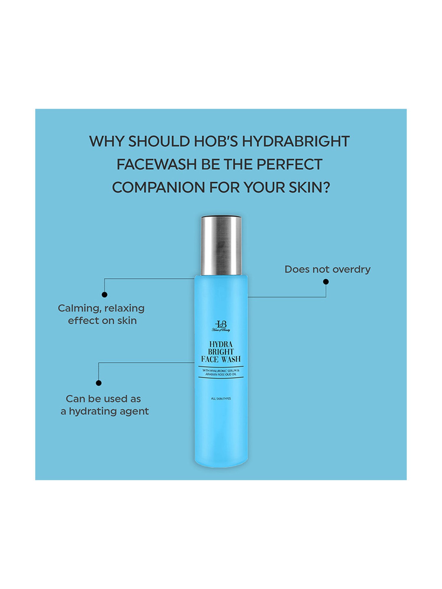 HofB- House of Beauty Hydra Bright Face Wash - 360 gm