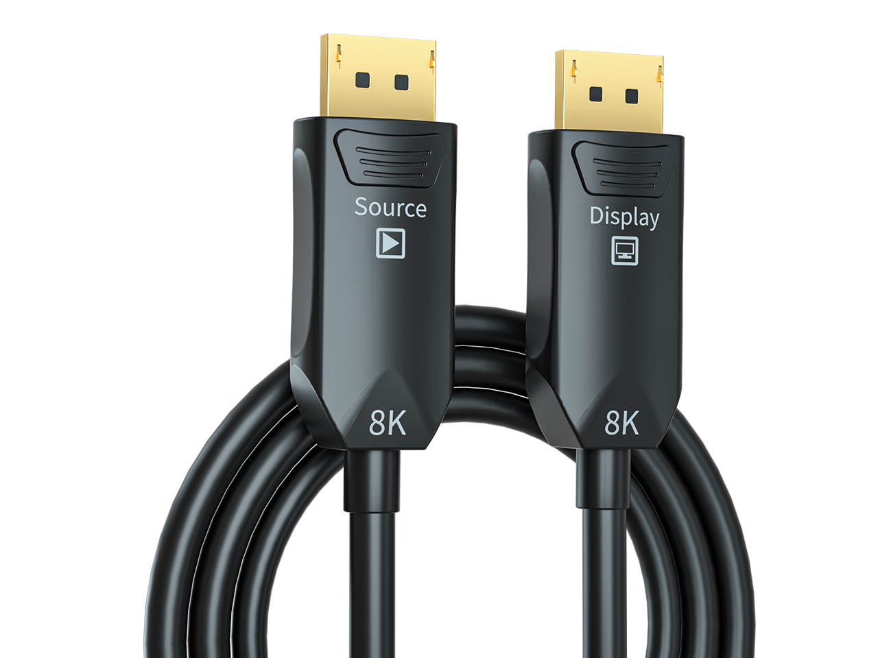 DP Cable , DP 1.4 Cable 8K@60Hz,4K@144Hz, DisplayPort to DisplayPort Nylon Braided Cord, HBR3, 32.4Gbps, HDP, HDCP 2.2, Compatible with Gaming Monitor Cable,3D film, Laptop PC TV, etc