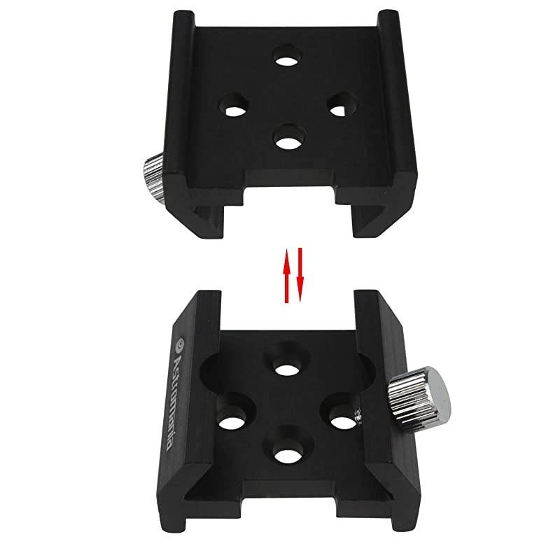 Dovetail Mounting Base With 4 Holes for M5 Screws