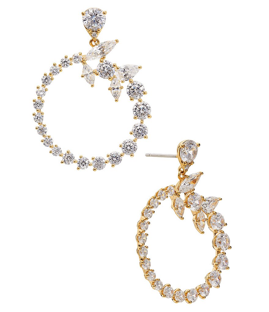 Nadri Leah Cluster Drop Earrings