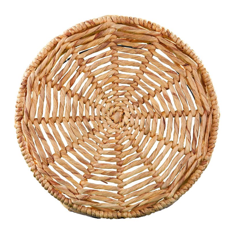 Corto Water Hyacinth Accent Table Natural - Holly & Martin