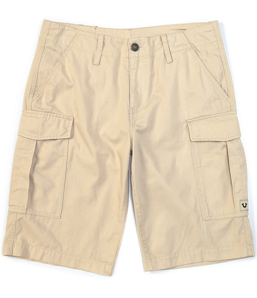 True Religion Slim-Fit Twill 13#double; Inseam Cargo Shorts