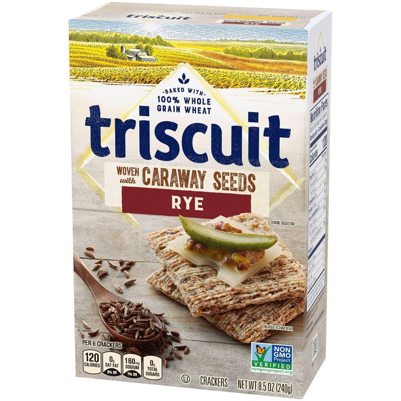 Triscuit Rye With Caraway Seeds Crackers - 9oz