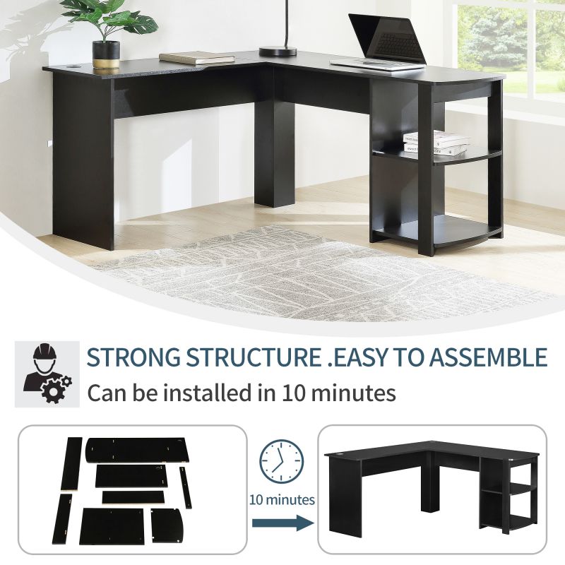 RESPAWN 3000 Gaming Computer Desk - Ergonomic Height Adjustable Gaming Desk, in Blue (RSP-3000-BLU)