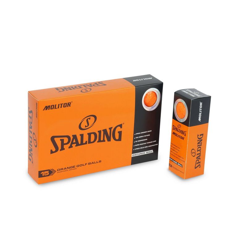 Spalding Molitor Golf Balls 30pc - Orange