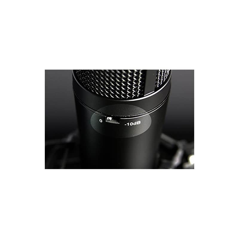 TM-180 Studio Condenser Microphone with Shockmount Hard Case