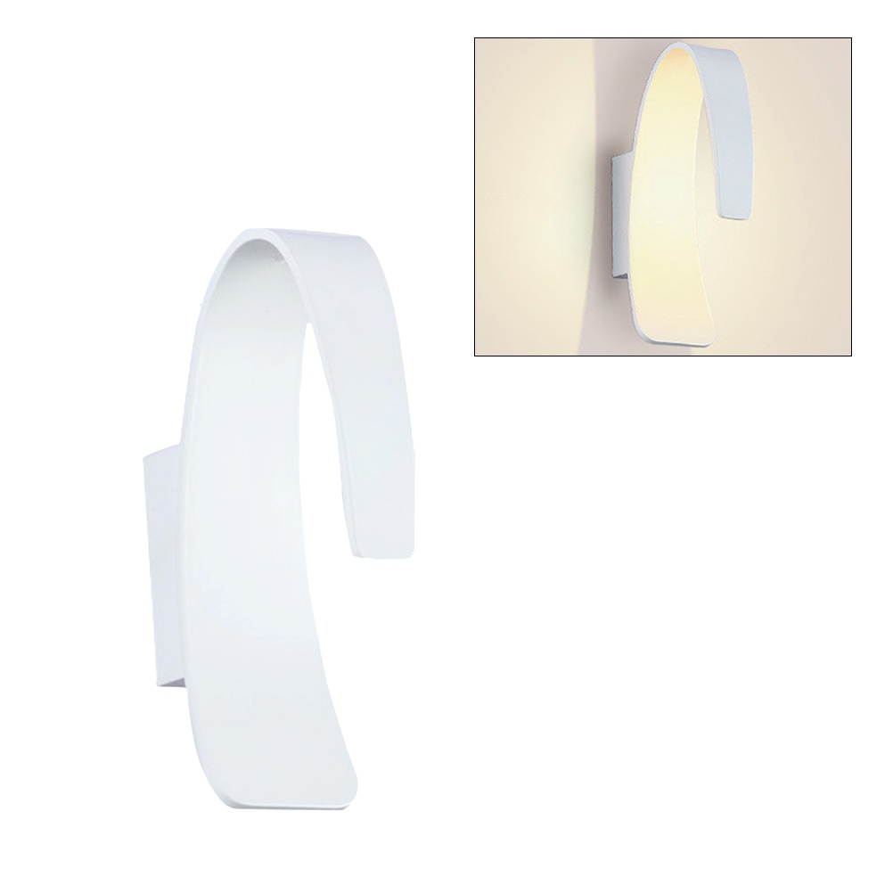 3W Creative LED Wall Lights Modern Concise Mount Light Bedroom Sconces Lighting Wall Lamp(Warm White)
