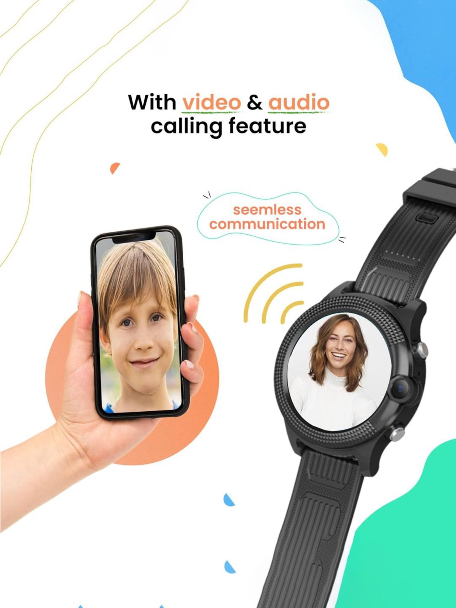 I Kall W1 Smartwatch (Black)