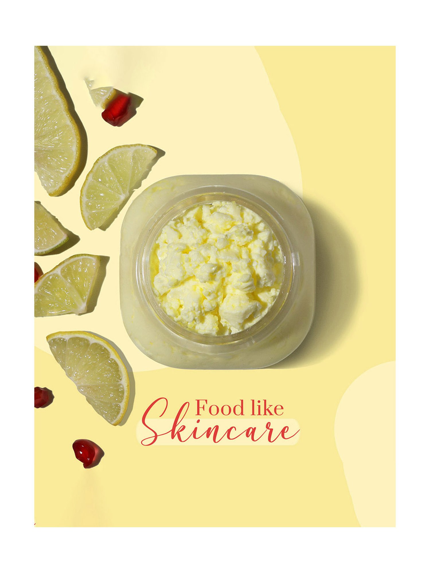 Pure Sense Lemon Whipped Body Cream with Green Tea & Pomegranate - 160 ml