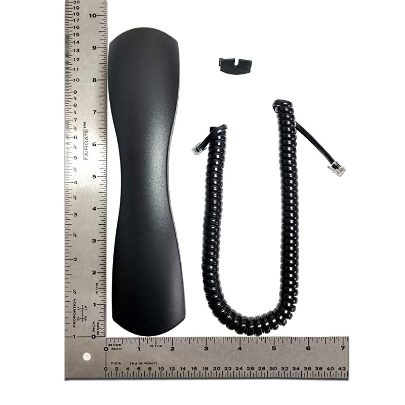 DTPDTU Handset Black with Curly Cord