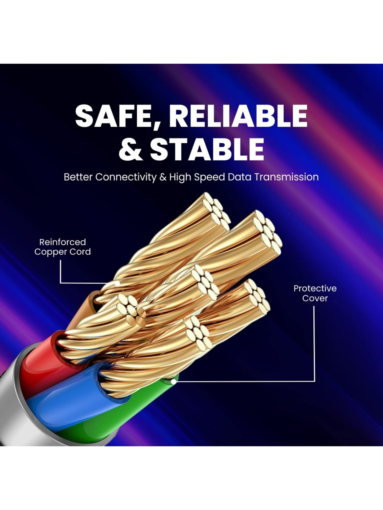Portronics Konnect Way Type C Charge (Yellow)