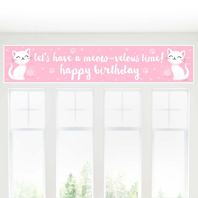 Big Dot of Happiness Two Much Fun - Boy - 2nd Happy Birthday Decorations Party Banner