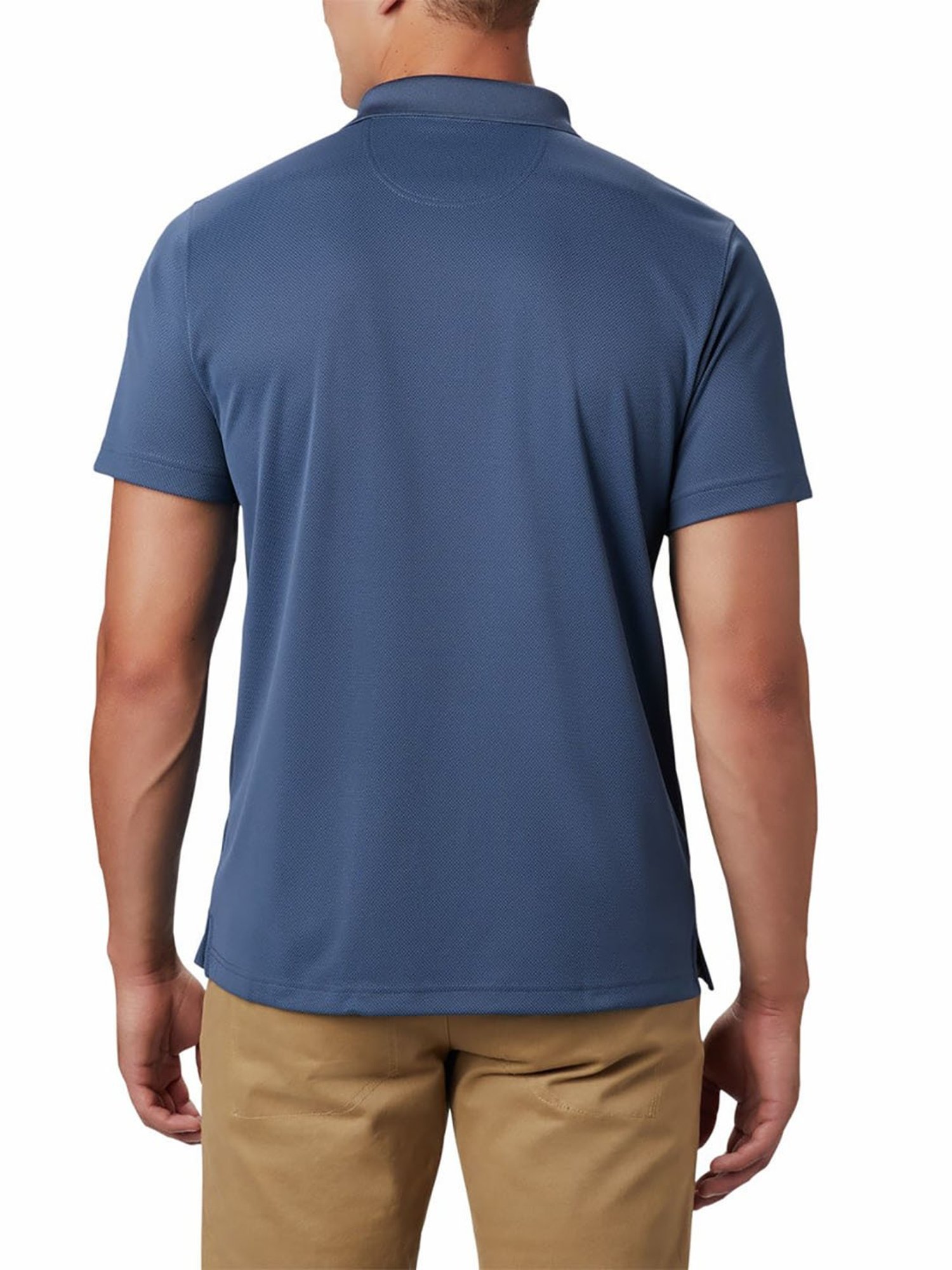 Columbia Men Blue Utilizer Polo T-Shirt