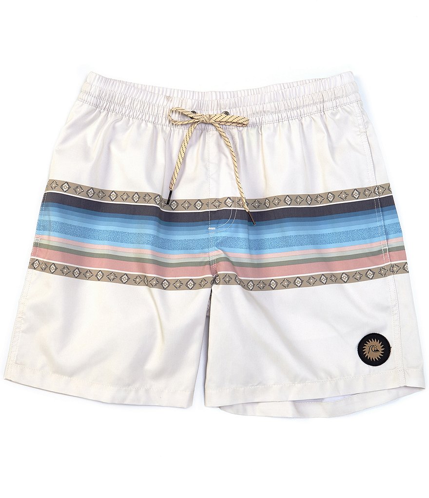 Quiksilver Sun Faded 17#double; Outseam Volley Shorts
