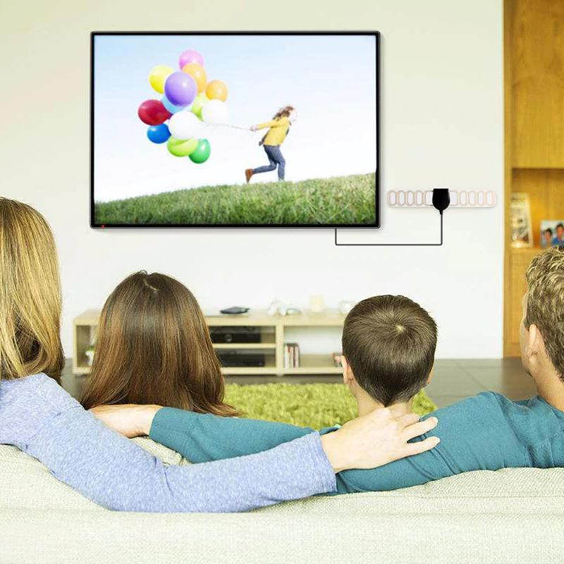 JETTING 20dB Indoor HD Digital Amplifier TV Antenna 25 Miles Range DVB-T/T2  TV Indoor Antenna DVB-T2 for Satellite Receive