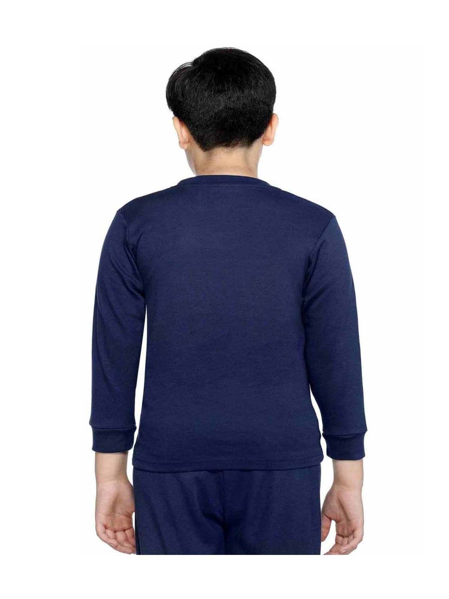 Tiny Bugs Kids Grey Cotton Thermal Set