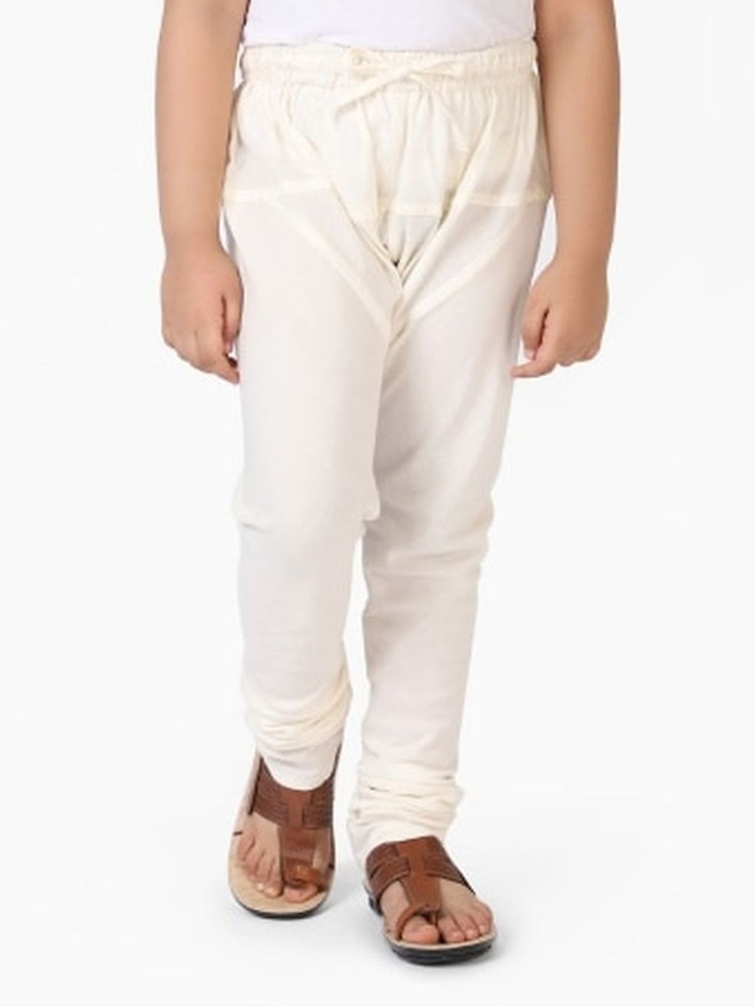 Juniors by Lifestyle Boys Beige Cotton Solid Woven Bottom