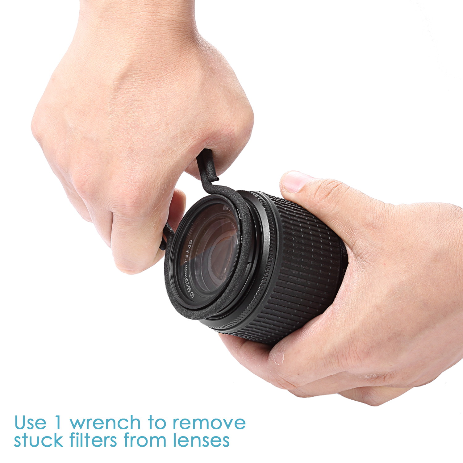 Neewer&reg; Rubber-coated Metal Camera Lens Filter Remover Wrench Set Kit(Package of Two), Fit 58mm,62mm Lens Thread for Canon,Nikon,Sony,Pentax,Fujifilm,Olympus,Panasonic and other DSLR Cameras
