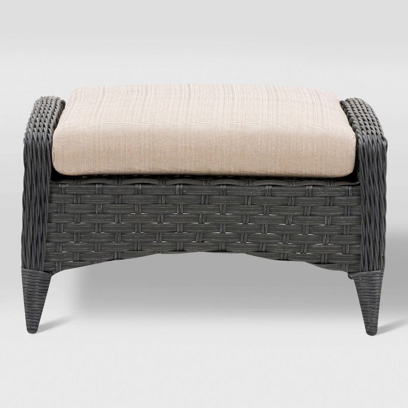 Parkview 2pc Chair and Stool Patio Set - Beige - CorLiving