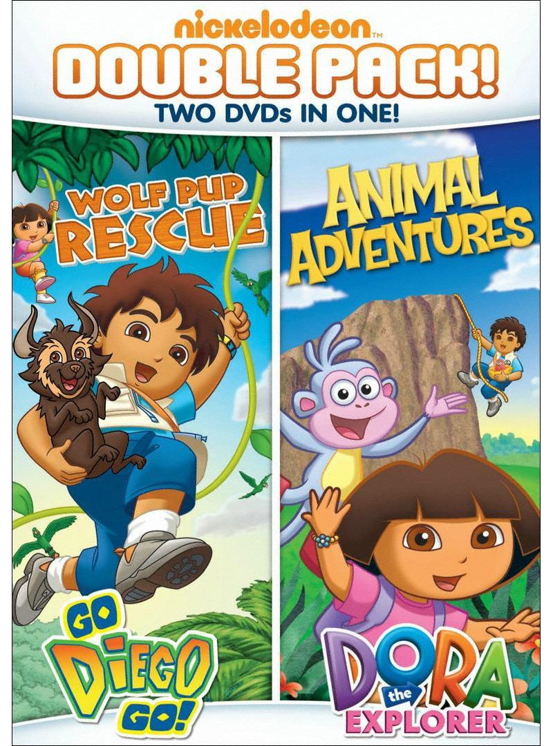 Dora the Explorer: Animal Adventures/Go Diego Go!: Wolf Pup Rescue (DVD)