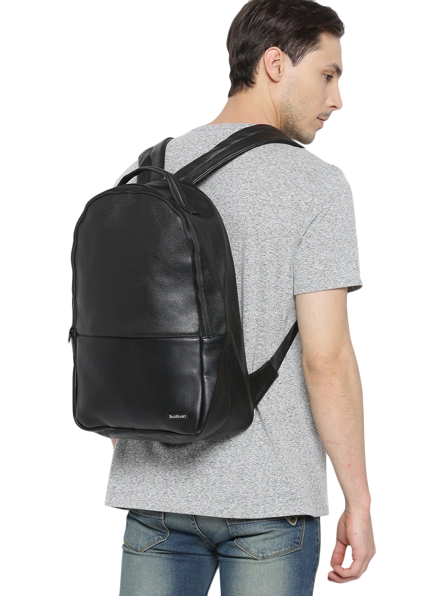 Bad Habit 23 Ltrs Black Medium Laptop Backpack