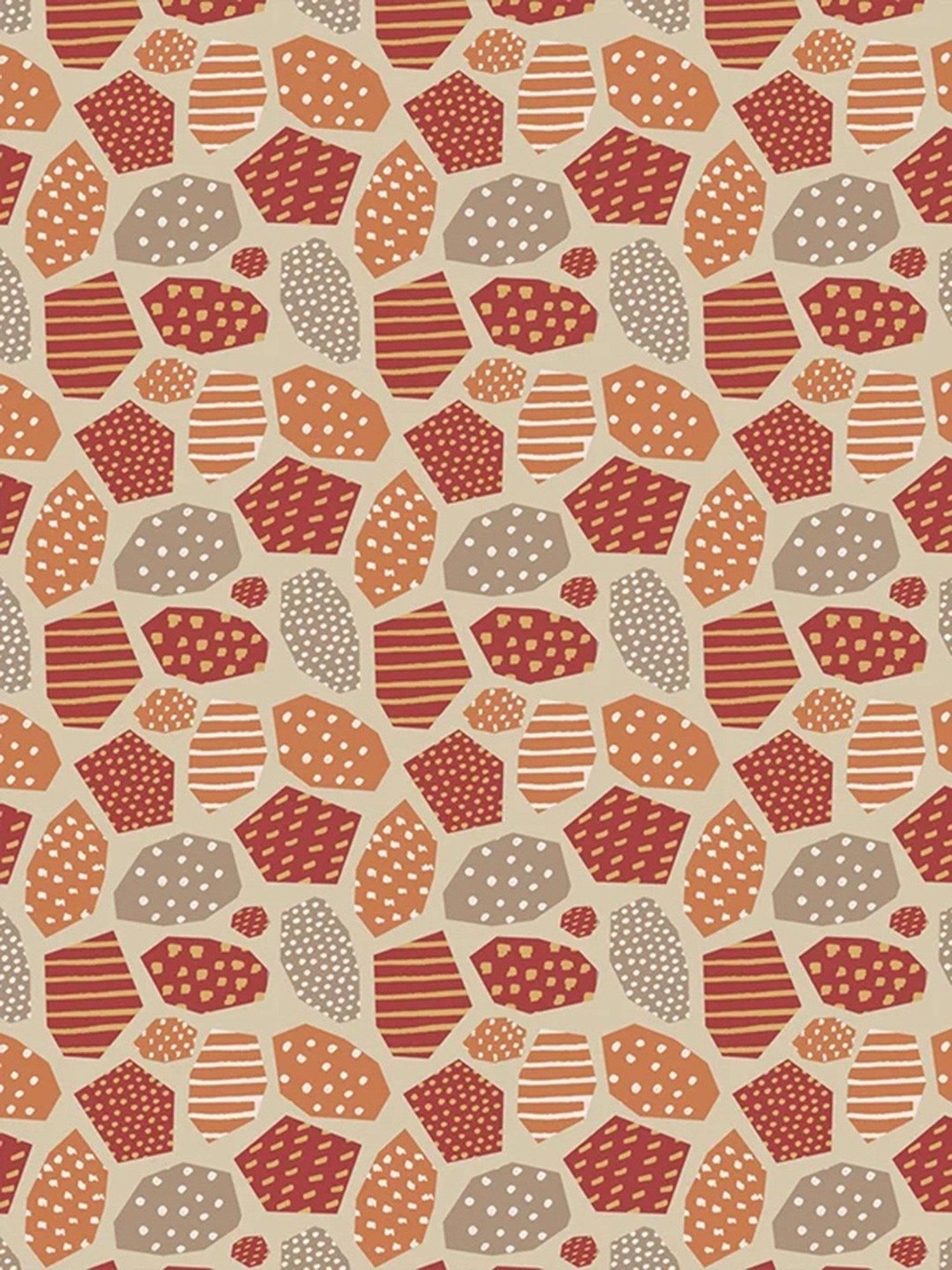 Petal Home Mosaic Abstract Multicolor 300 TC Cotton King Bed Sheet with 2 Pillow Covers