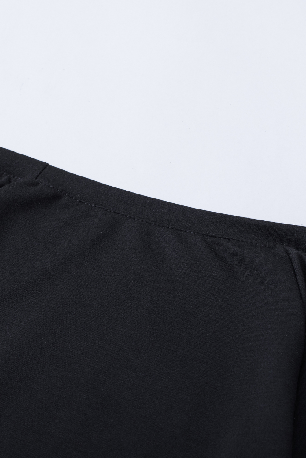 Blank Sweatshirt - Black Plaid Leopard Print Patchwork Long Sleeve Top Customized