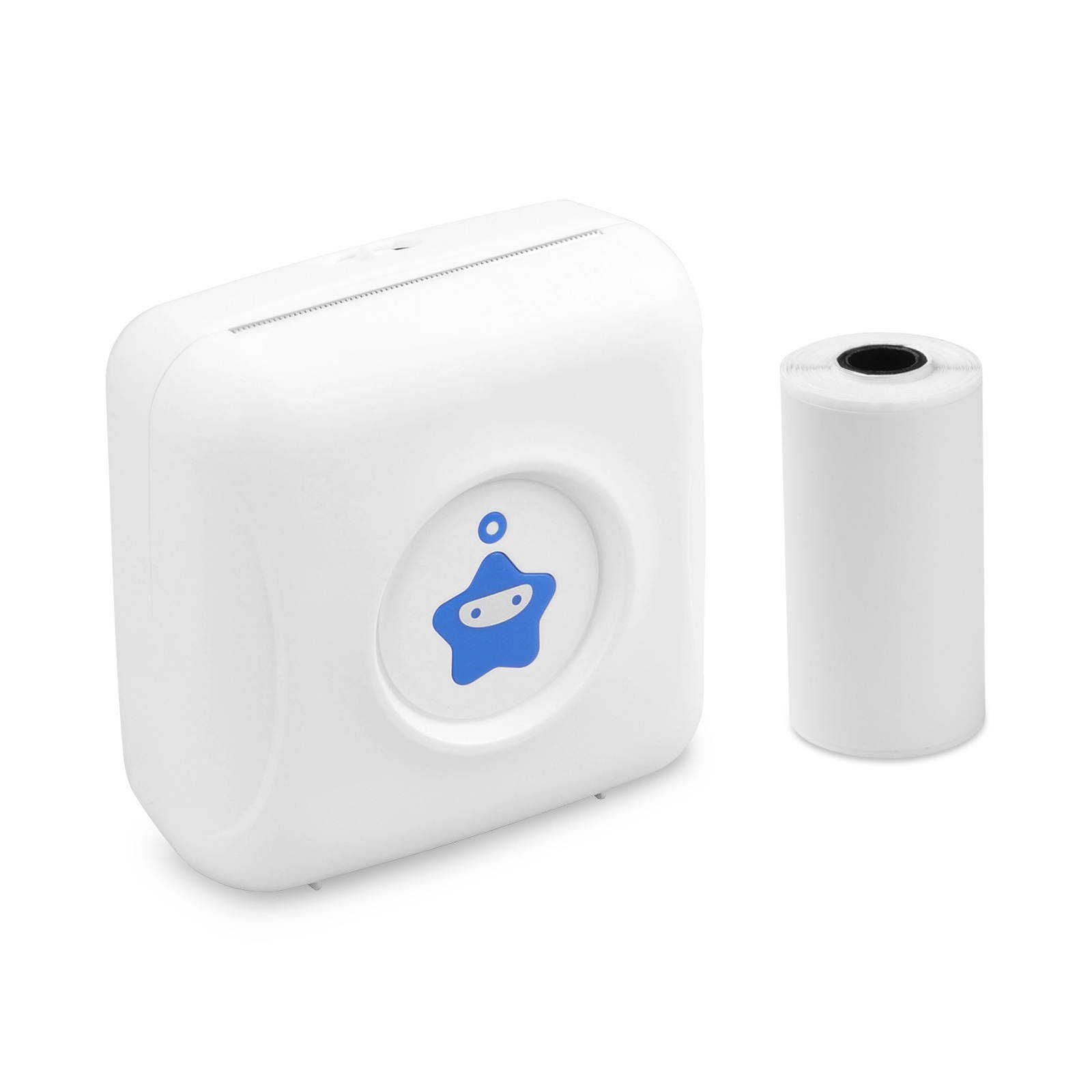 KKmoon Mini Portable Thermal Printer 300 DPI Desktop Label Printer USB Rechargeable Receipt Printer for Shipping Labels Sticker Phone