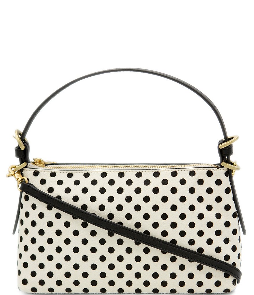ZAC Zac Posen Dot Top Zip Baguette Bag