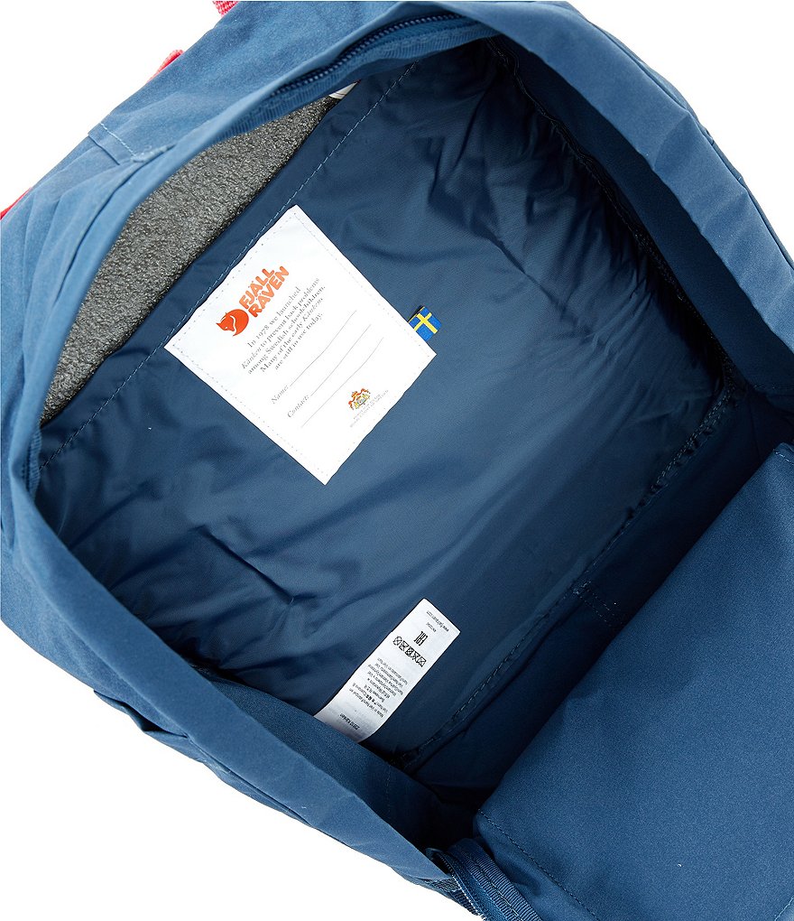 Fjallraven Kanken Colorblock Handles Water-Resistant Backpack