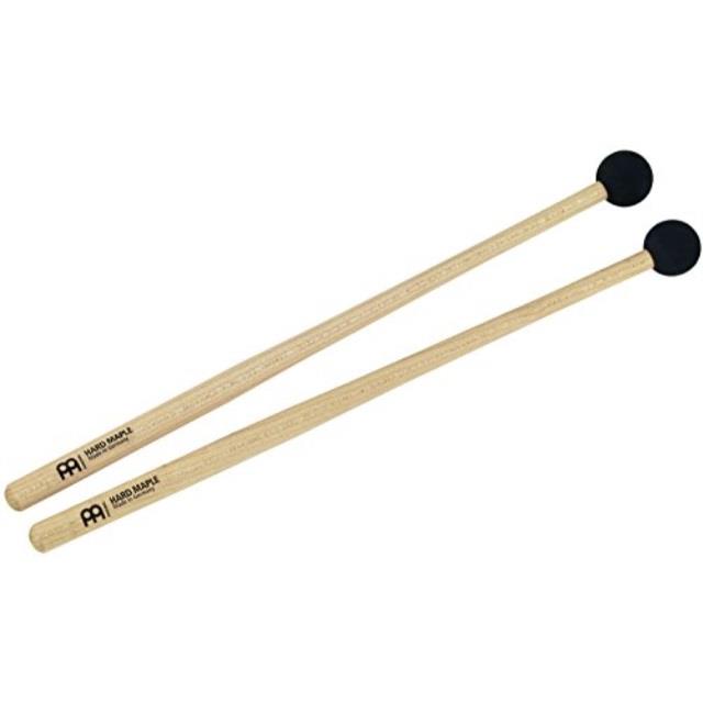meinl percussion mpm4 percussion mallet pair with small soft rubber tips, maple handle