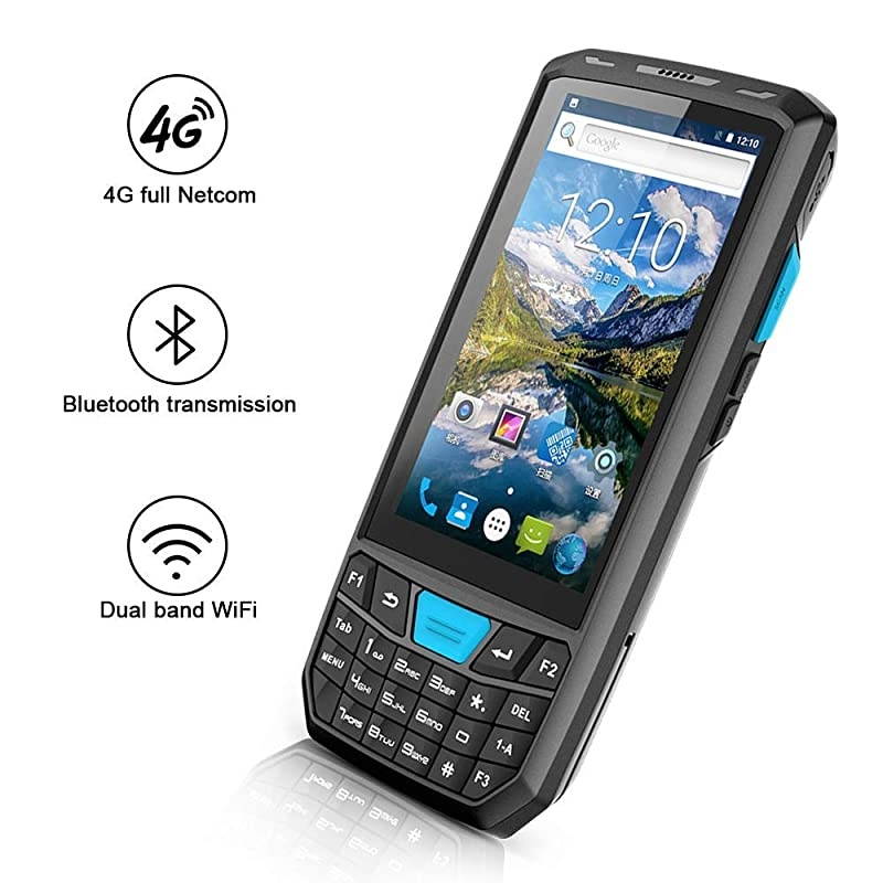 Android Barcode Scanner | Honeywell 2D | Android 8.1 | 12 Hours Working Time Battery | 4G | WiFi | Bluetooth | 8MP Camera | 4.5 Inch Touch Screen | Gorilla Glass | GPS