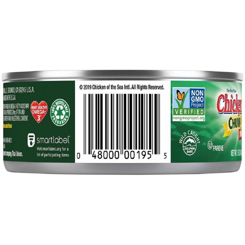 Chicken of the Sea Chunk Light Tuna in Oil - 5oz