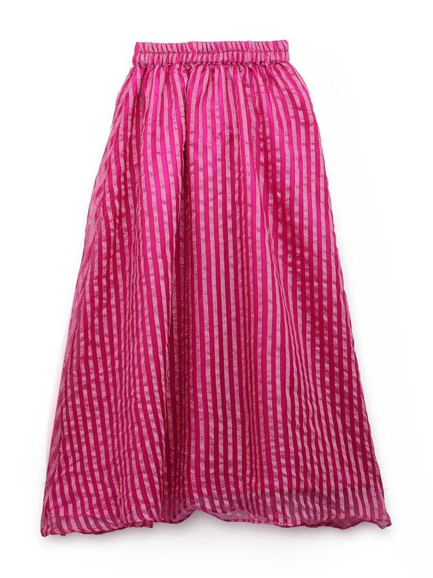 studiorasa Kids Pink Striped Skirt